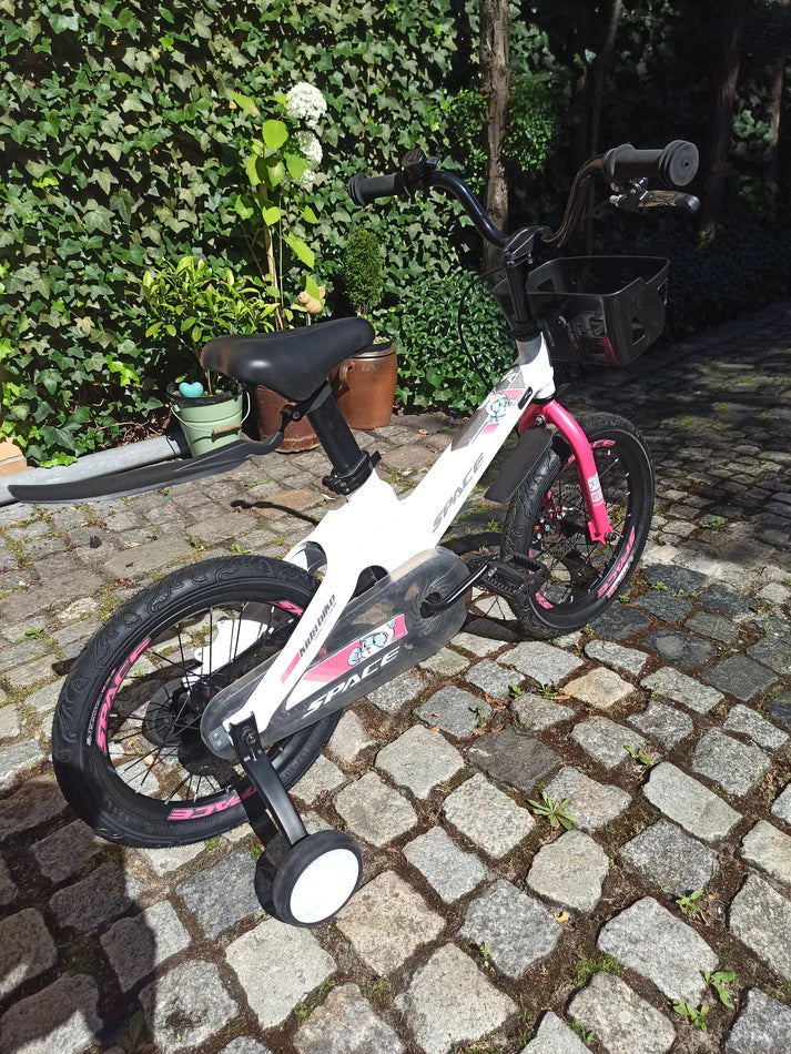 SKYS kinderfiets van 3 t/m 9 jaar 14/16/18 inch roze