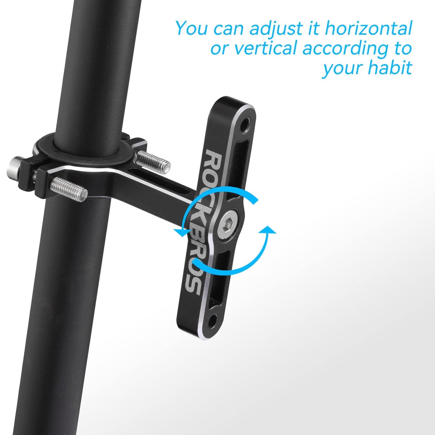 Universele aluminium bidonhouderadapter voor fietsen en motoren van ROCKBROS