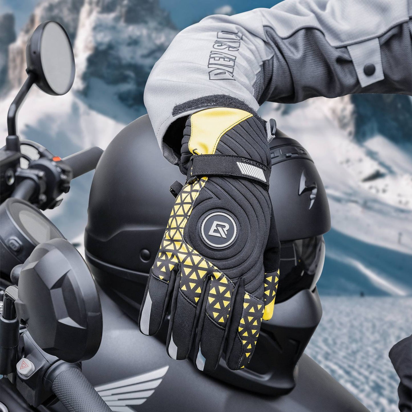 ROCKBROS Elektrisch verwarmd vest met 3 temperatuurinstellingen voor mannen/vrouwen