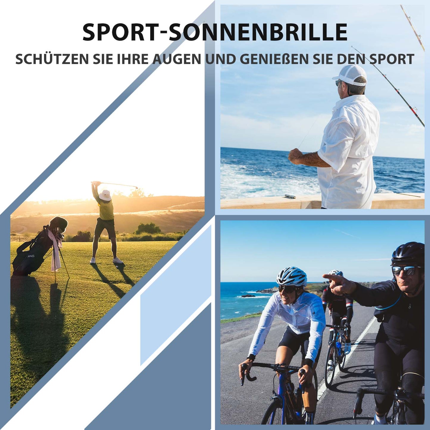 Gepolariseerde fietsbril, zonnebril, UV400-bescherming, ROCKBROS