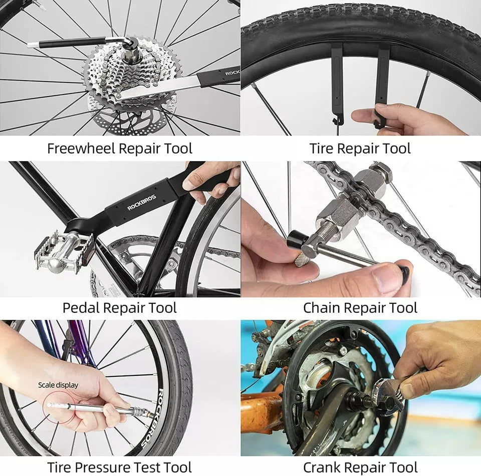 ROCKBROS fietsreparatie multifunctionele gereedschapsset 44 in 1