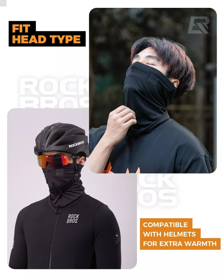 ROCKBROS Halve bivakmuts Winter Warm Tube Sjaal Halswarmer Buiten Unisex