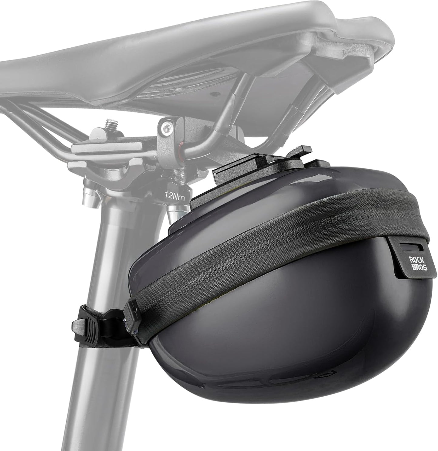 ROCKBROS hardshell zadeltas fietstas zadeltas met snelsluiting 0,4L