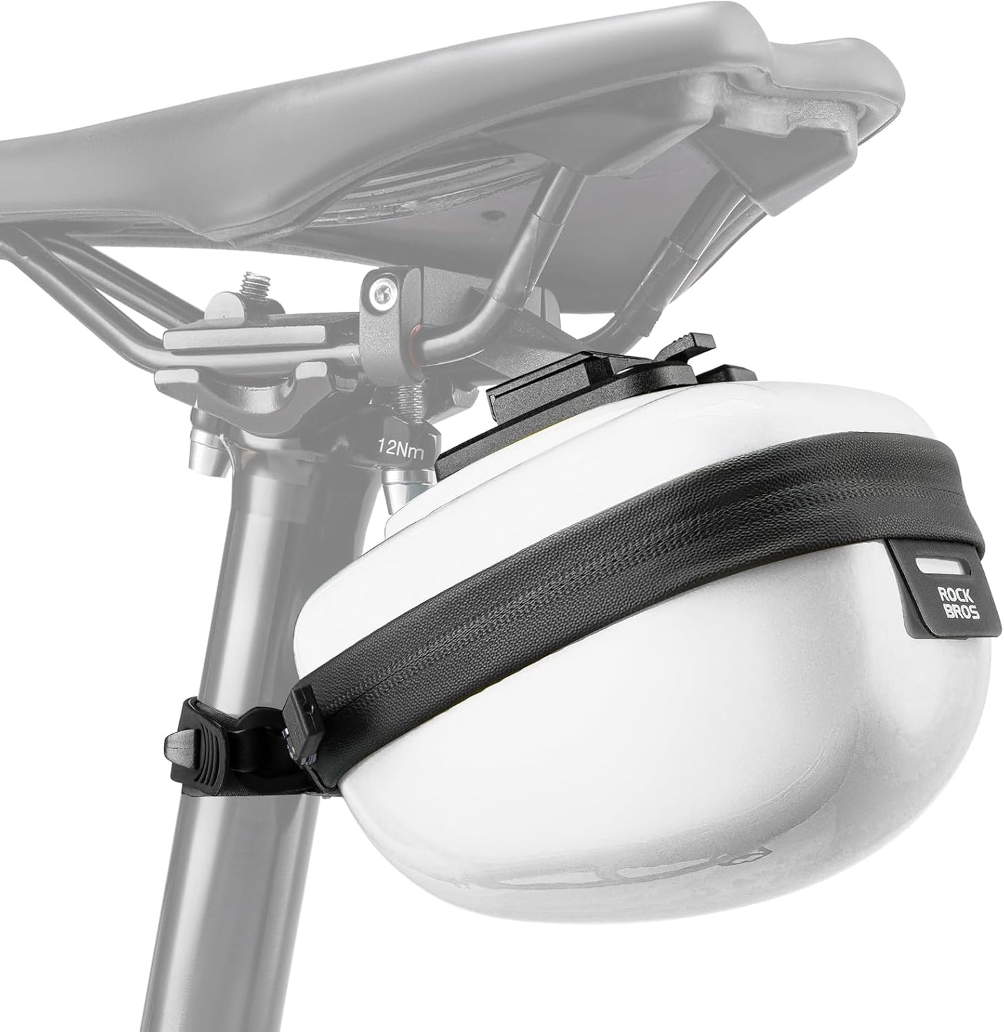 ROCKBROS hardshell zadeltas fietstas zadeltas met snelsluiting 0,4L