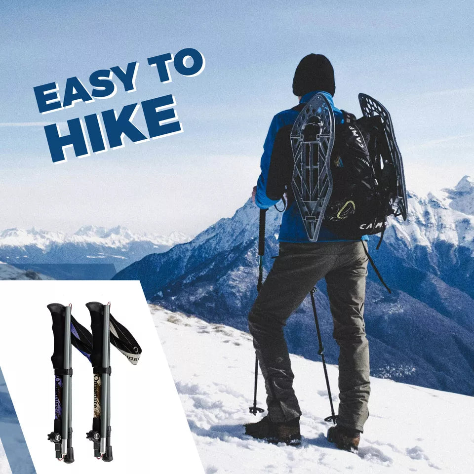 Qunature trekkingstokken wandelstokken 7075 aluminium 130cm