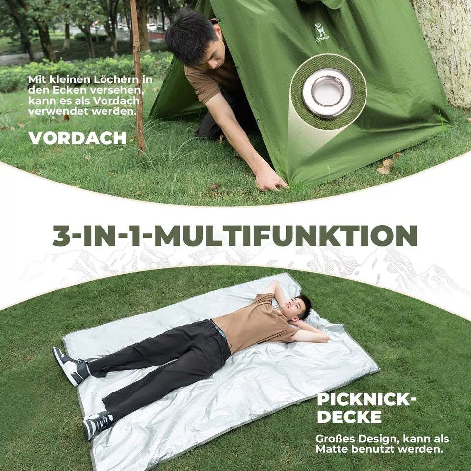 Qunature Outdoors Multifunctionele Regenponcho Fietsregencape Regenponcho