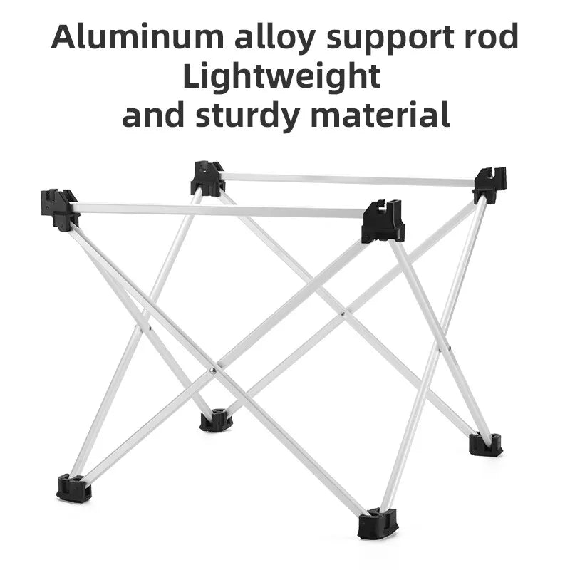 Qunature campingtafel opvouwbare aluminium tafel met 600D zak picknicktafel tot 15KG