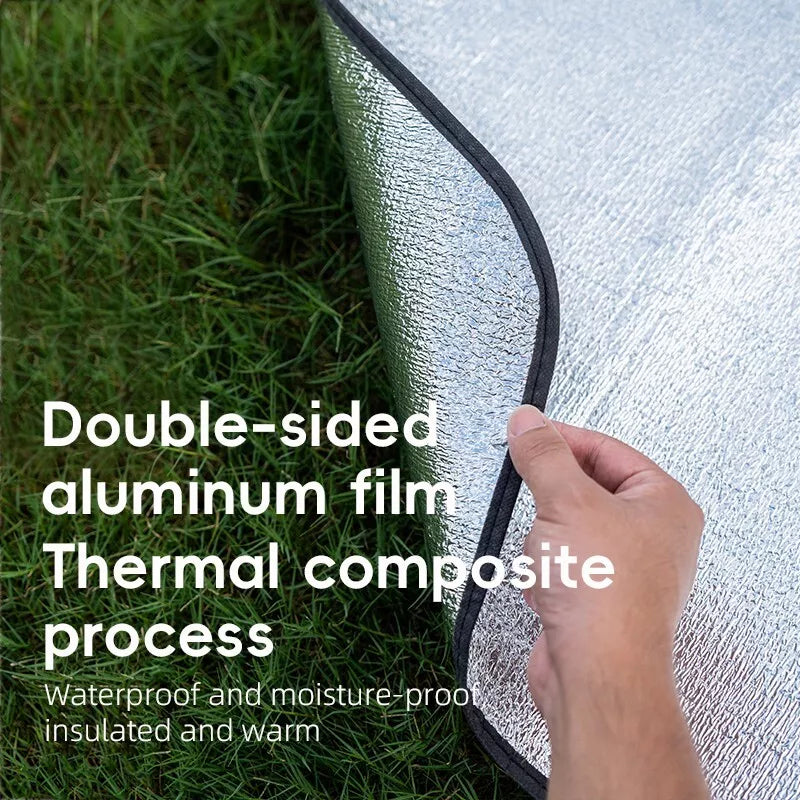 QUNATURE aluminium mat slaapmat picknickmat 240*240cm