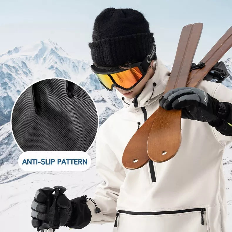 Qunature winterskihandschoenen touchscreen waterdichte handschoenen sneeuw