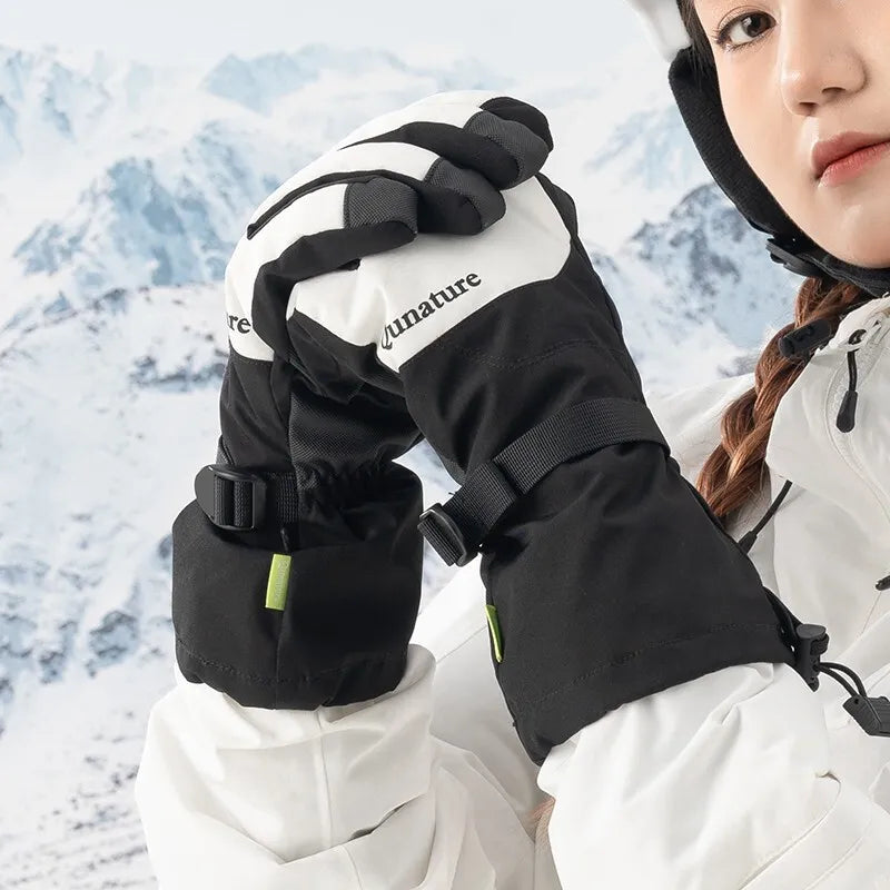 Qunature winterskihandschoenen touchscreen waterdichte handschoenen sneeuw