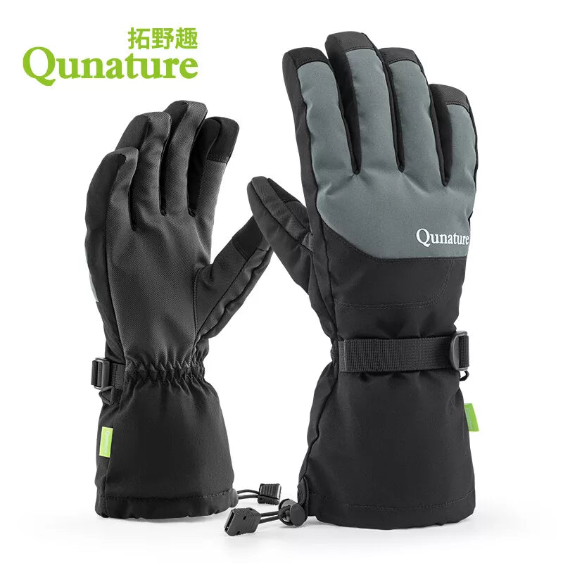 Qunature winterskihandschoenen touchscreen waterdichte handschoenen sneeuw