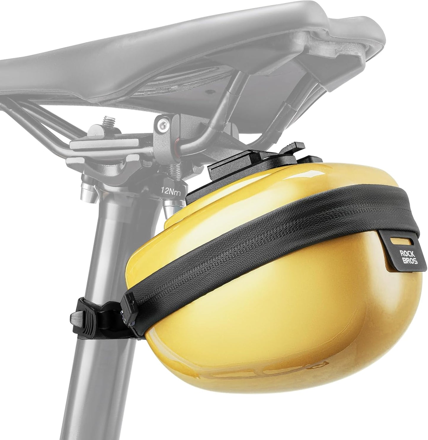 ROCKBROS hardshell zadeltas fietstas zadeltas met snelsluiting 0,4L