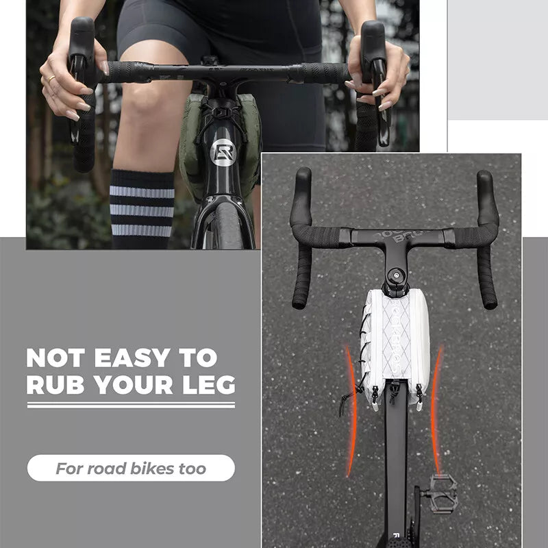 ROCKBROS 1L fiets dubbele frametas bovenbuistas voorzijde 5 kleuren voor racefiets MTB