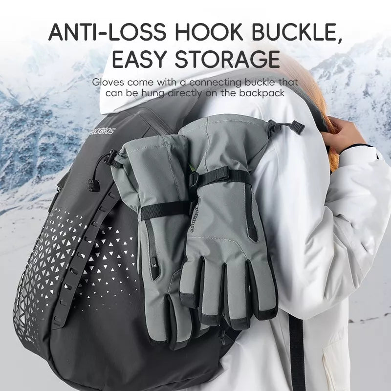 Qunature Handschoenen Winter Ski-/Sneeuwhandschoenen Winddicht voor Fiets/Motor XS-XL
