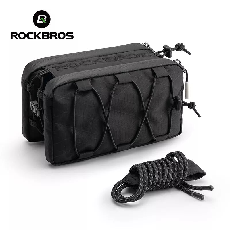 ROCKBROS 1L fiets dubbele frametas bovenbuistas voorzijde 5 kleuren voor racefiets MTB