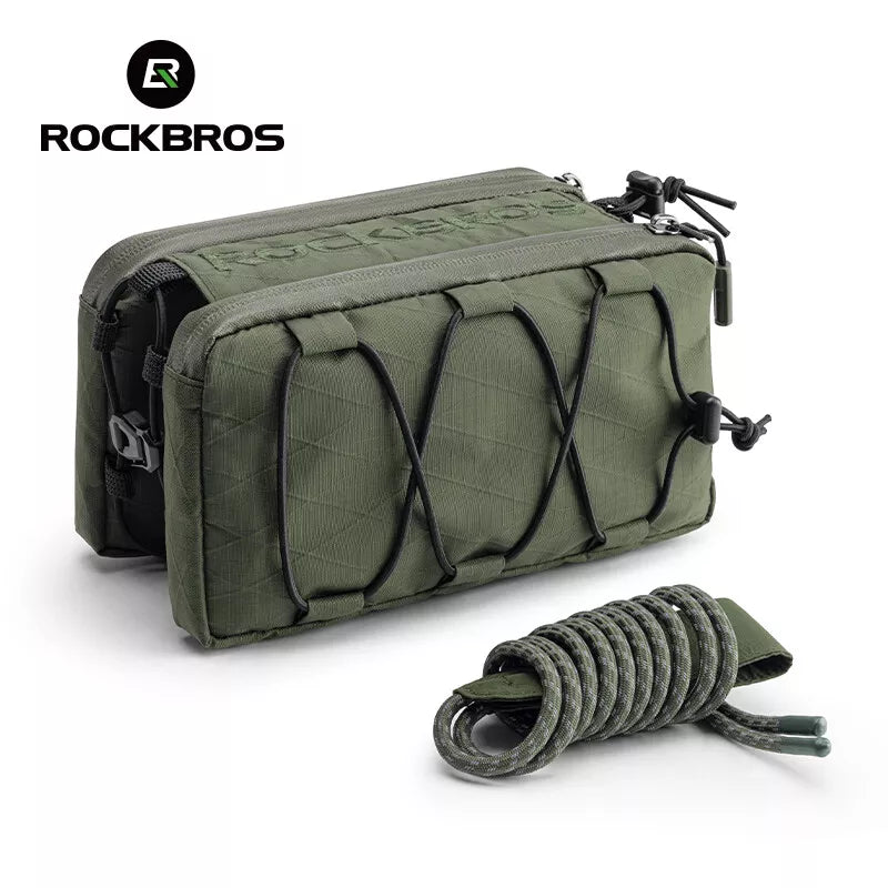 ROCKBROS 1L fiets dubbele frametas bovenbuistas voorzijde 5 kleuren voor racefiets MTB