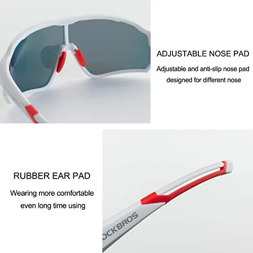 ROCKBROS Gepolariseerde sportbril voor fietsers (UV-bescherming)