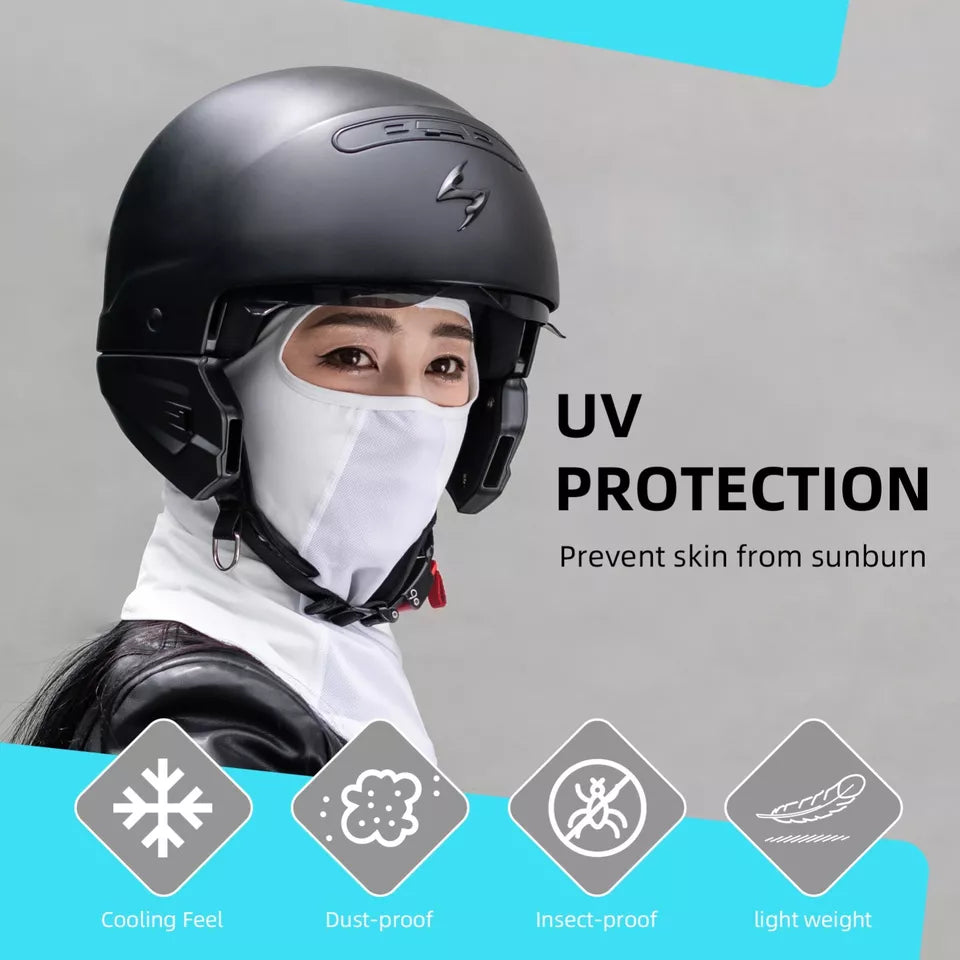 ROCKBROS zomerbivakmuts UPF40+ bivakmuts multifunctioneel masker
