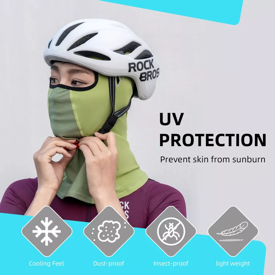 ROCKBROS zomerbivakmuts UPF40+ bivakmuts multifunctioneel masker