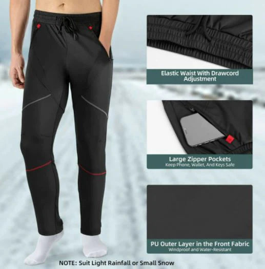 ROCKBROS winter fietsbroek thermo mountainbike broek winddichte fietsbroek lange broek M-4XL