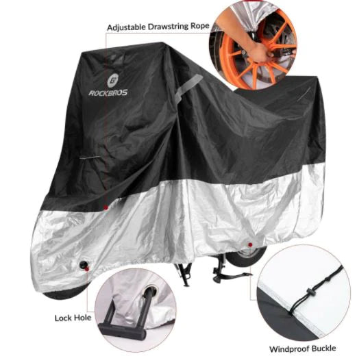 ROCKBROS Motorcycle Garage Motorcycle Cover Scooter Cover Waterdicht
