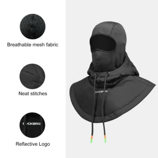 ROCKBROS Balaclava Ski masker Winter Balaclava Thermisch Fleece masker Motorfiets