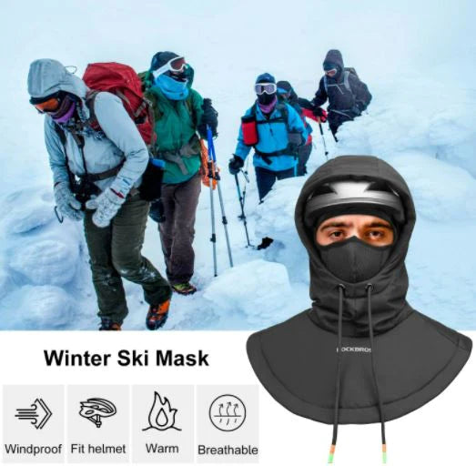 ROCKBROS Balaclava Ski masker Winter Balaclava Thermisch Fleece masker Motorfiets