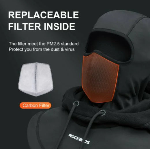 ROCKBROS Ski masker Thermo Fleece Balaclava Winter Balaclava onder Helm
