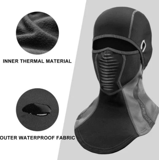 ROCKBROS Winter Bivakmuts Ski masker Bivakmuts Fiets Motorfiets Bivakmuts