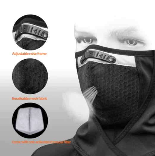 ROCKBROS Balaclava Winter Masker Fleece Ski masker Winddicht Motorfiets Fietsen