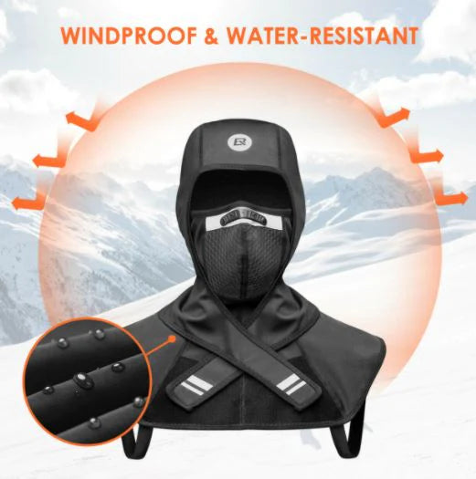 ROCKBROS Balaclava Winter Masker Fleece Ski masker Winddicht Motorfiets Fietsen