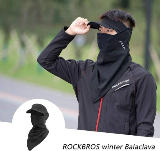 ROCKBROS halve bivakmuts fietsmasker buis sjaal motorfiets winddicht