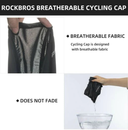 ROCKBROS Bivakmuts Ademende Motorfiets Bandana UPF50+ Zomer Ice Silk