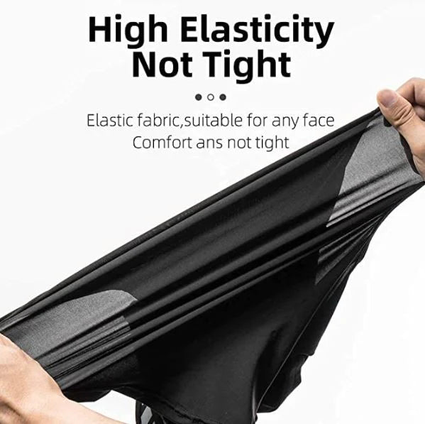 ROCKBROS Sjaal Balaclava Kap Zeer Elastisch Ademende Multifunctionele Sjaal UPF 50+ Cool Cycling Half Balaclava Mannen/Vrouwen