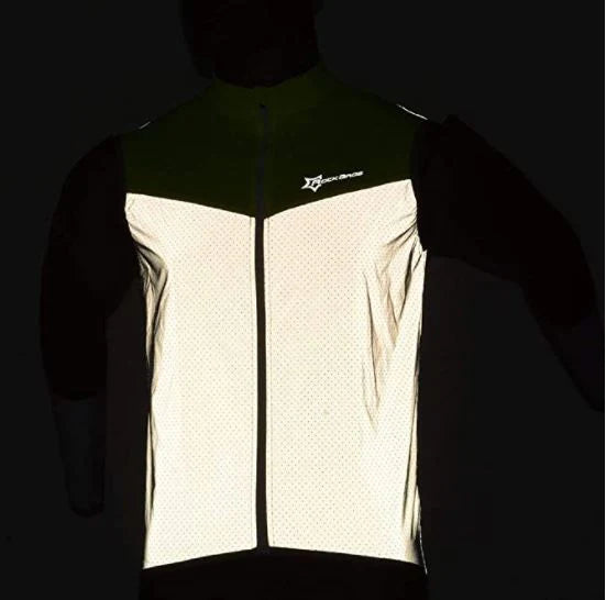 ROCKBROS Cycling Vest Reflecterend Running Vest Winddicht Ademend
