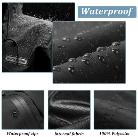 ROCKBROS Regenjas Regenjas Waterdicht Winddicht Vrouwen Mannen