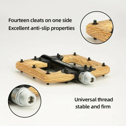 ROCKBROS Fietspedalen Nylon 9/16 Inch Fietspedalen Antislip Platform Aluminium