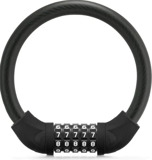 ROCKBROS Fietsslot E Bike Vijfcijferig combinatieslot Motorfiets, Scooter MTB