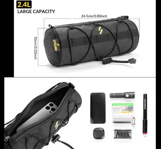 ROCKBROS Fietsstuurtas Opbergtas Multifunctioneel