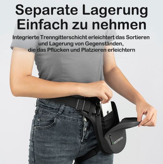 ROCKBROS Fanny Pack Waterdichte Heuptas Multifunctionele Beentas Motorfiets