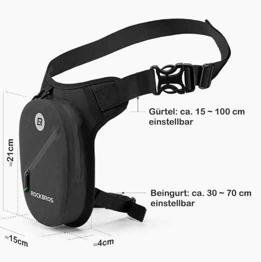 ROCKBROS Fanny Pack Waterdichte Heuptas Multifunctionele Beentas Motorfiets