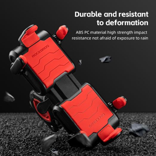 ROCKBROS fiets-gsm-houder motorhouder stuur 360° universele smartphone