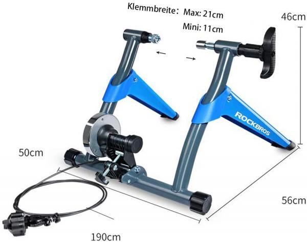 ROCKBROS roller trainer hometrainer voor fietsen kabel controller 8 niveaus