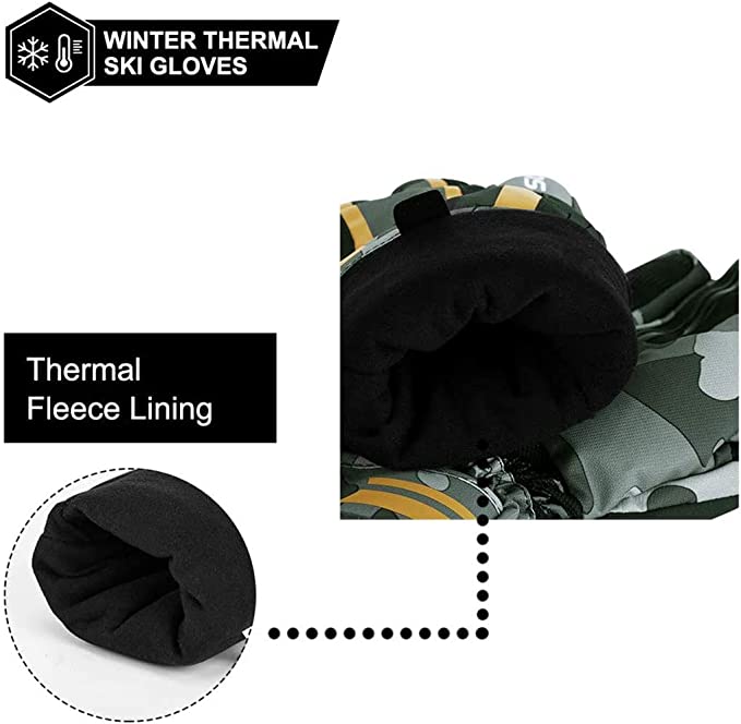 ROCKBROS skihandschoenen waterdicht extra warm antislip voor heren