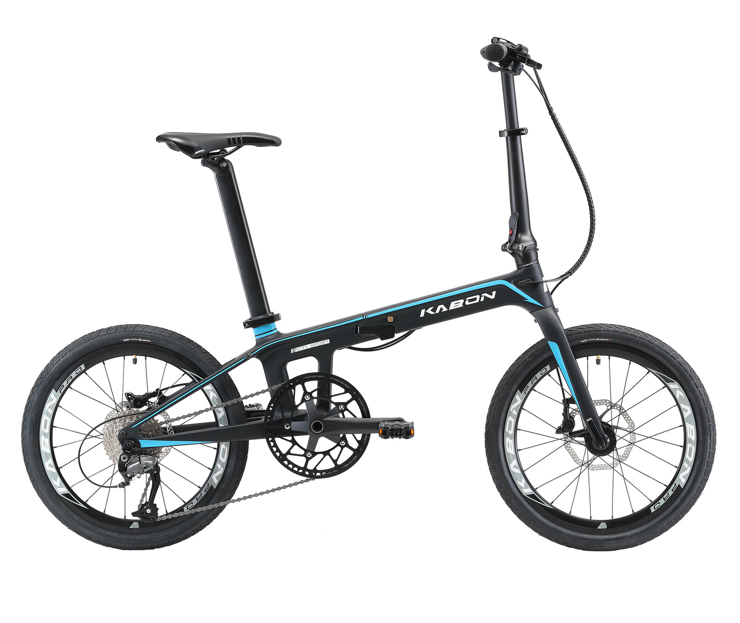 KABON City vouwfiets Carbon Shimano Altus 9S 20 inch