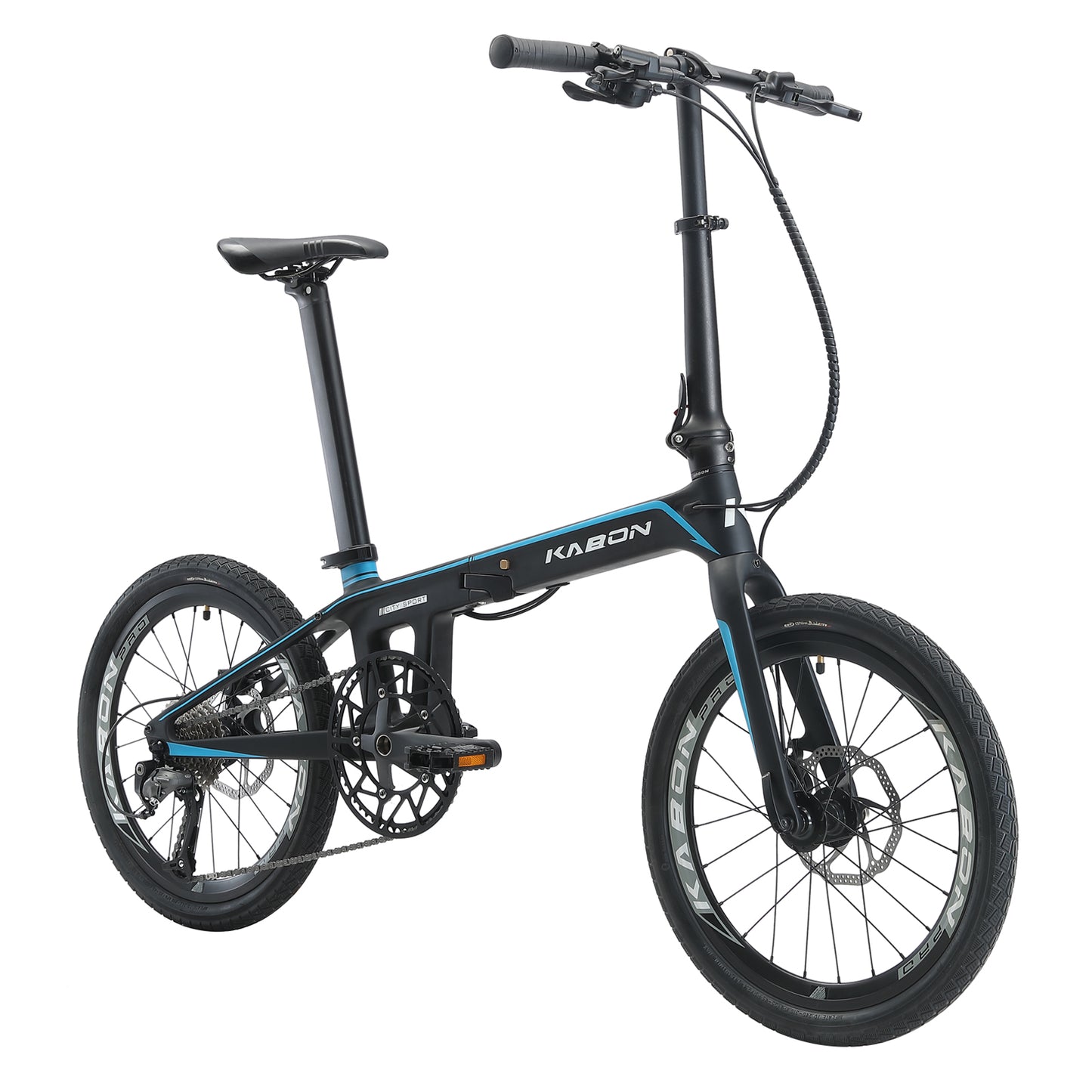KABON City vouwfiets Carbon Shimano Altus 9S 20 inch