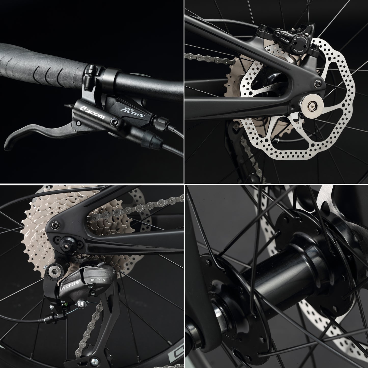 KABON City vouwfiets Carbon Shimano Altus 9S 20 inch