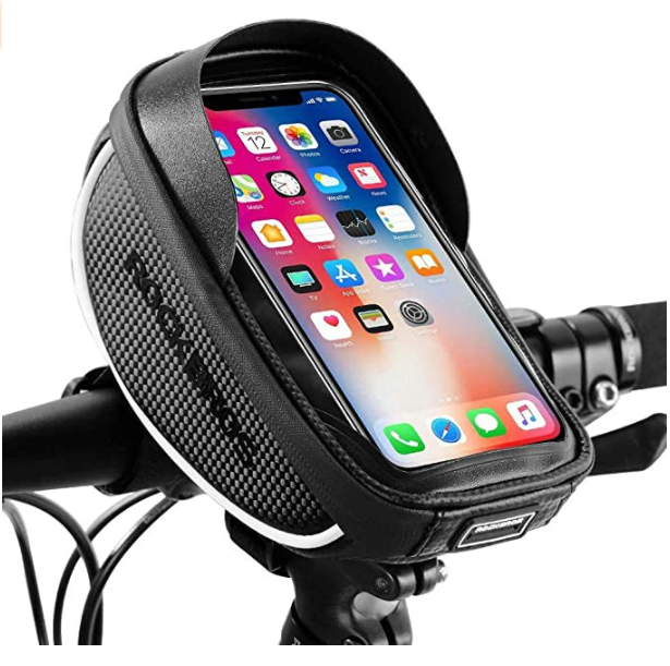 ROCKBROS 010-4BK Fiets Stuurtas Hoes voor GSM tot 6.0 Inch