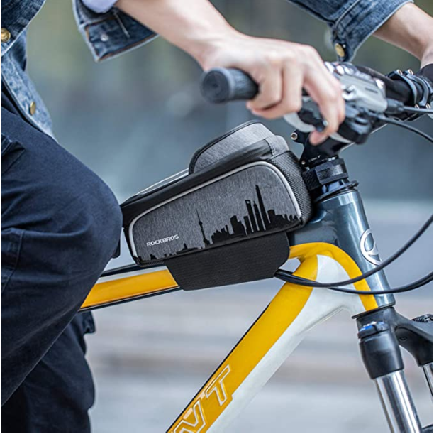 ROCKBROS 017-5 Fietsframetas met Touchscreen voor GSM tot 6.5 Inch