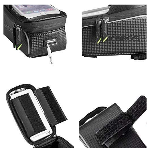 ROCKBROS 017 Fietsframetas Touchscreen voor GSM tot 6.5 Inch